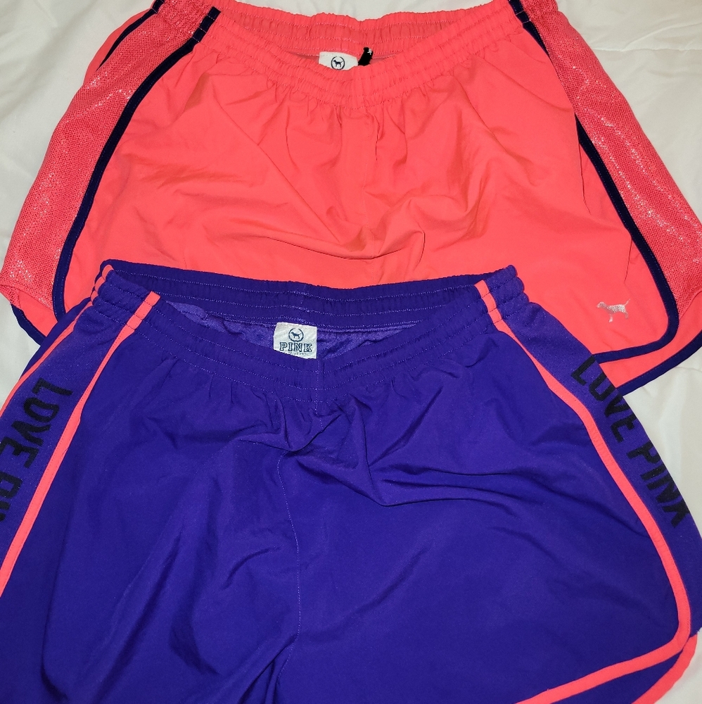 Victoria Secret Pink shorts purple coral large 2x